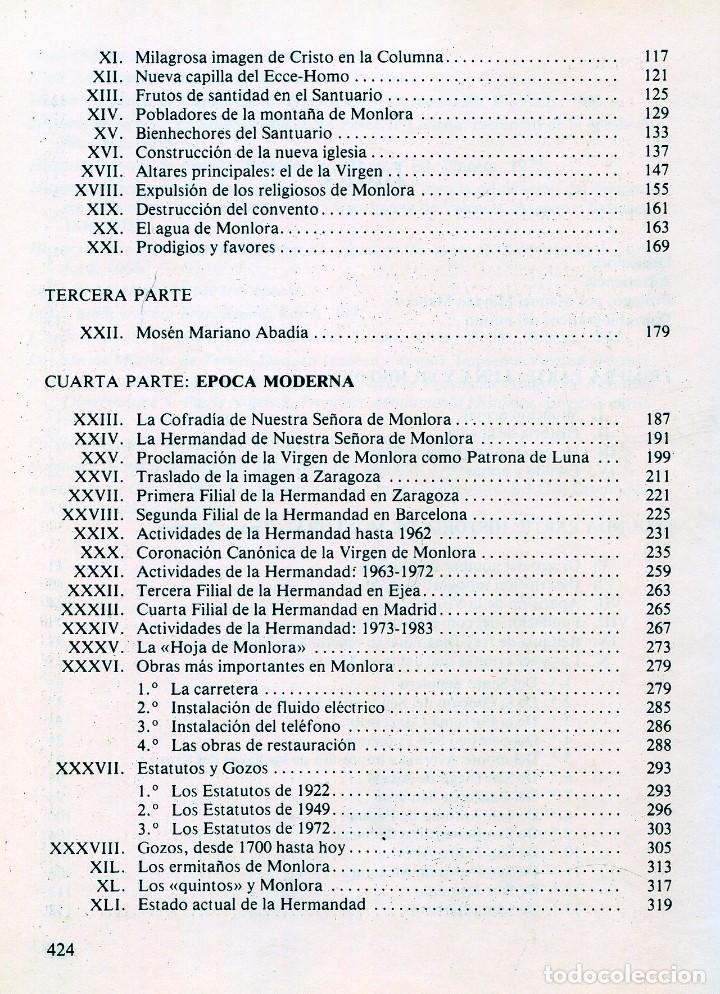 Libros de segunda mano: HISTORIA DE MONLORA. - Foto 3