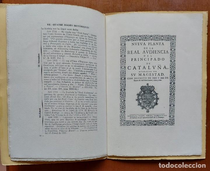 Libros de segunda mano: NOTES HISTORIQUES DECRET NOVA PLANTA ESTUDI + FACSIMIL DECRET 1933 - Foto 3