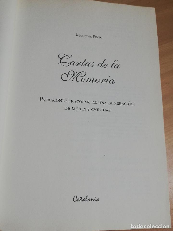 Libros de segunda mano: CARTAS DE LA MEMORIA (MALUCHA PINTO) - Foto 2