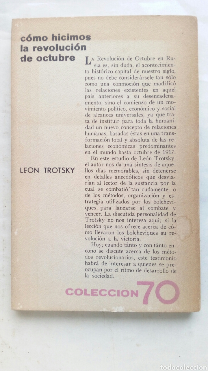 Libros de segunda mano: C&oacute;mo hicimos la revoluci&oacute;n de octubre. Le&oacute;n Trotsky. - Foto 2