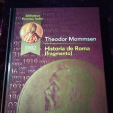 Libros de segunda mano: HISTORIA DE ROMA- THEODOR MOMMSEN
