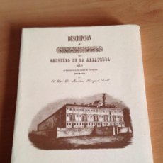 Libros de segunda mano: DESCRIPCION DEL CASTLLO DE LA ALJAFERIA. SITO EXTRAMUROS DE LA CIUDAD DE ZARAGOZA