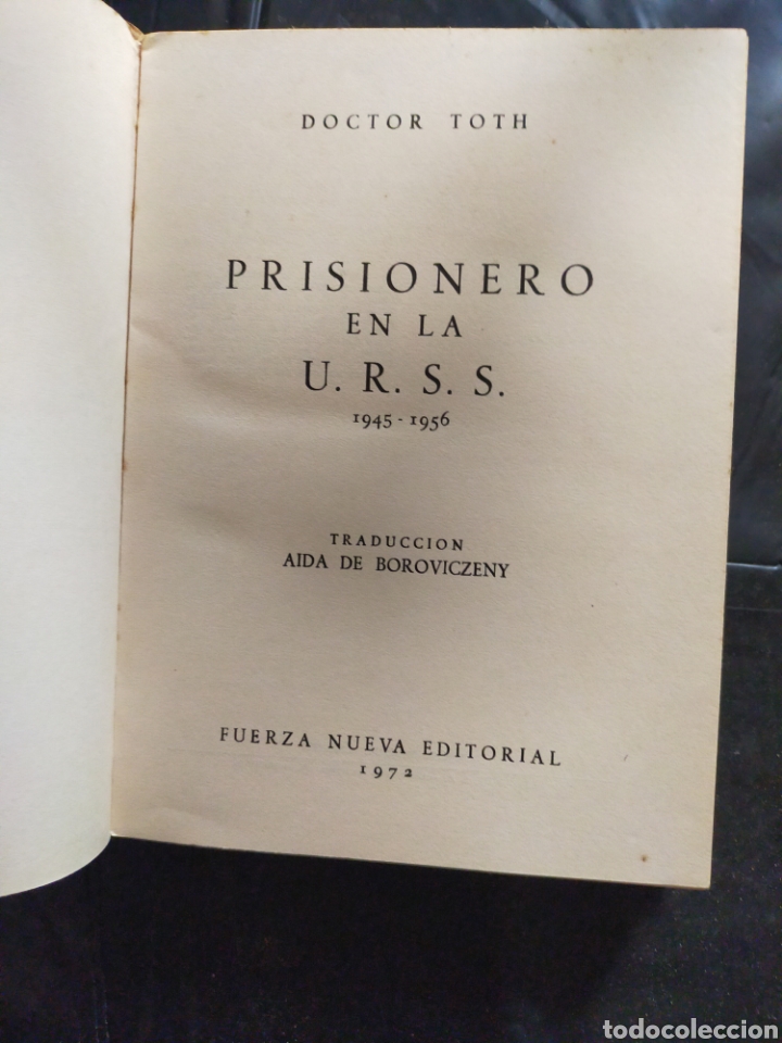 Libros de segunda mano: Prisionero en la URSS (Dr. Toth - Foto 3