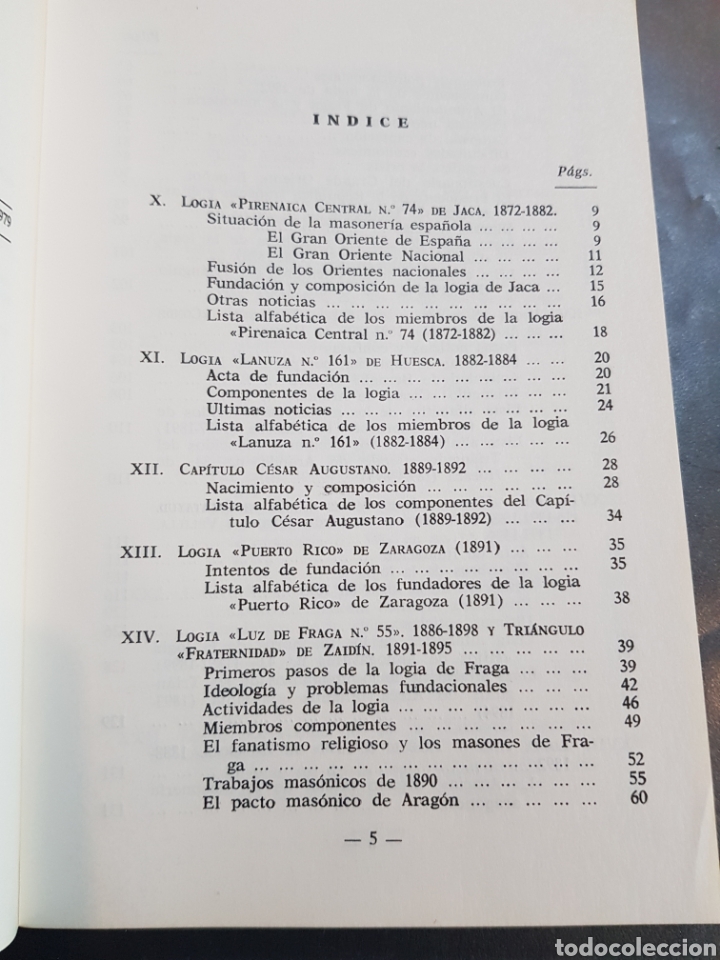 Libros de segunda mano: Libro la masoner&iacute;a en Arag&oacute;n 2 - Foto 2