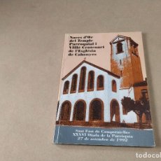 Libros de segunda mano: VALLÈS ORIENTAL - SANT FOST DE CAMPSENTELLES - NOCES D'OR DEL TEMPLE PARROQUIAL I VII CENTENARI DE …. Lote 314026153
