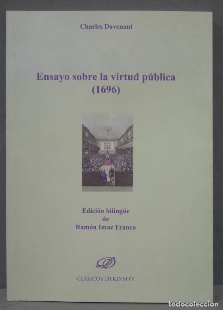 Gebrauchte B&uuml;cher: ENSAYO SOBRE LA VIRTUD P&Uacute;BLICA 1696. DAVENANT