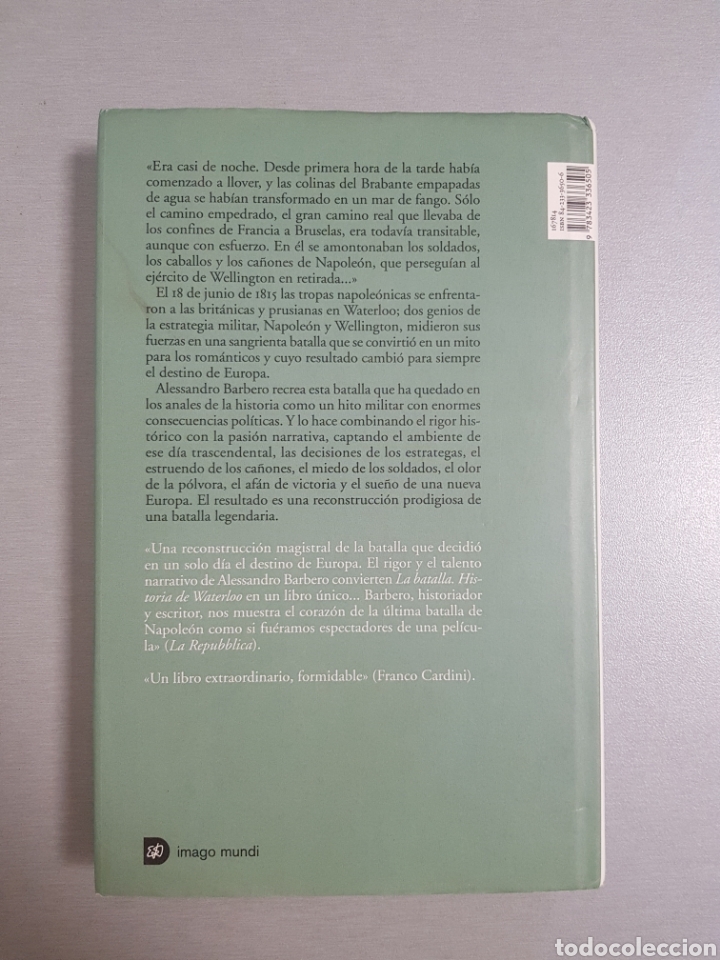 Libros de segunda mano: LA BATALLA. HISTORIA DE WATERLOO ALESSANDRO BARBERO - Foto 2