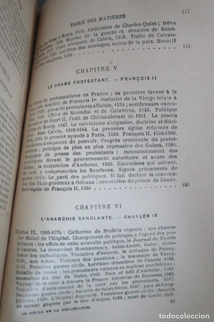 Libros de segunda mano: LE SIECLE DE LA RENAISSANCE. Batiffol - Foto 4