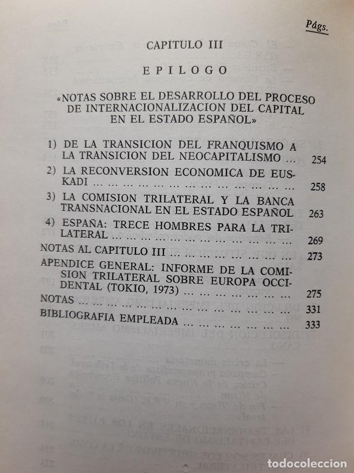 Libros de segunda mano: LOS CENTROS DE PODER LA TRILATERAL MIKEL ORRANTIA TAR ASKATASUNA ORDAGO 1979 - Foto 11