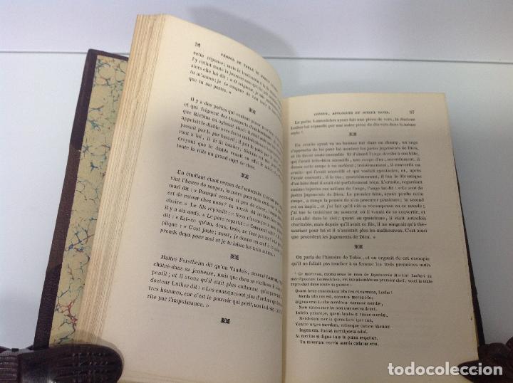 Libros de segunda mano: LES PROPOS DE TABLE DE MARTIN LUTHER 1844 - Foto 6