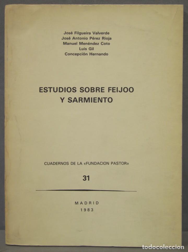 Libros de segunda mano: ESTUDIOS SOBRE FEIJOO Y SARMIENTO - Foto 1