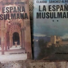 Libros de segunda mano: LA ESPAÑA MUSULMANA 2 TOMOS. Lote 340562408