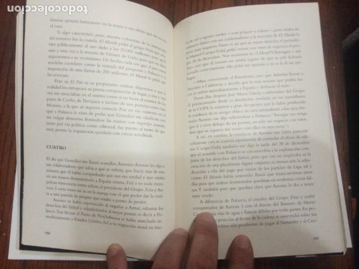 Libros de segunda mano: EL DESQUITE .- PEDRO J. RAMIREZ. - Foto 4