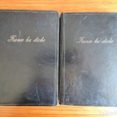 Libros de segunda mano: FRANCO HA DICHO 2 VOL 1948 Y 1949 480 + 285 PÁGINAS. Lote 329355033