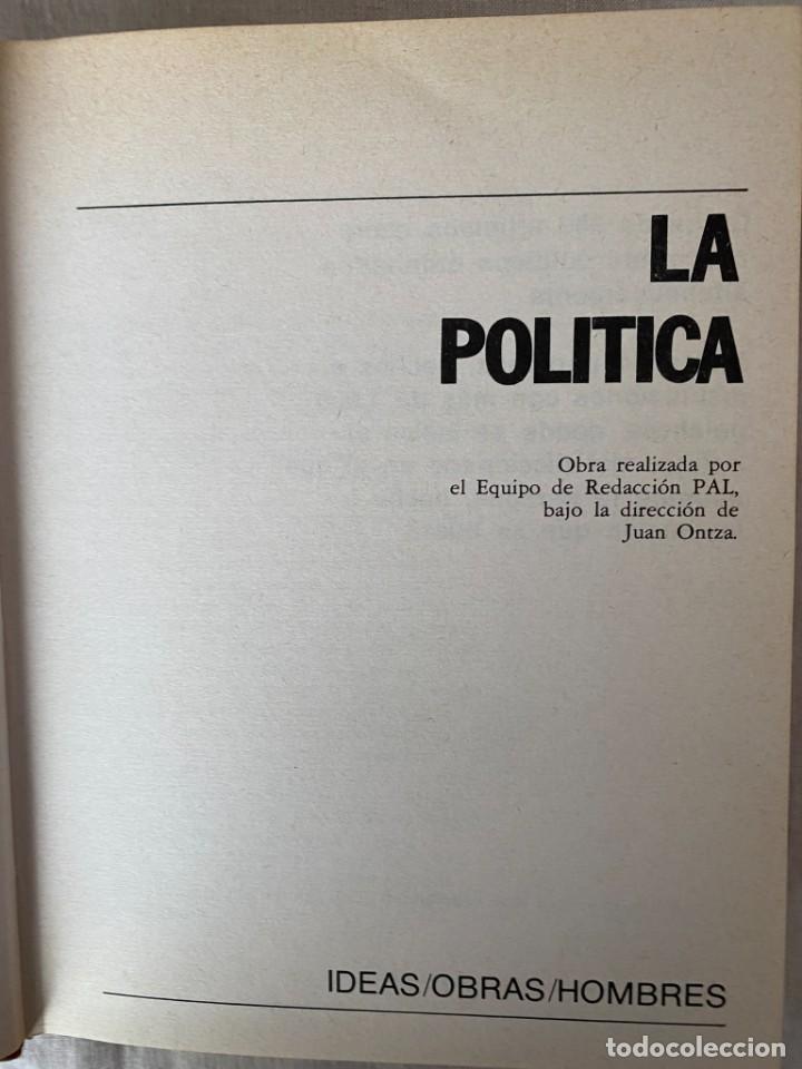 Libros de segunda mano: LA POL&Iacute;TICA - Foto 3