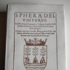 Libros de segunda mano: SPHERA DEL UNIVERSO. ROCAMORA Y TORRANO, GINÉS (REAL ACADEMIA ALFONSO X EL SABIO, 1999). Lote 334179443