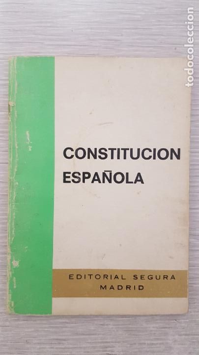Libros de segunda mano: CONSTITUCION ESPA&Ntilde;OLA - EDITORIAL SEGURA - Foto 1