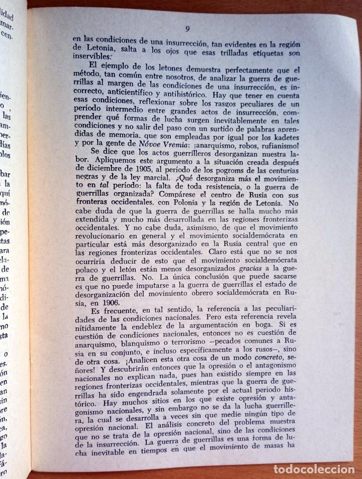 Libros de segunda mano: La guerra de guerrillas, de V.I. Lenin - Foto 3