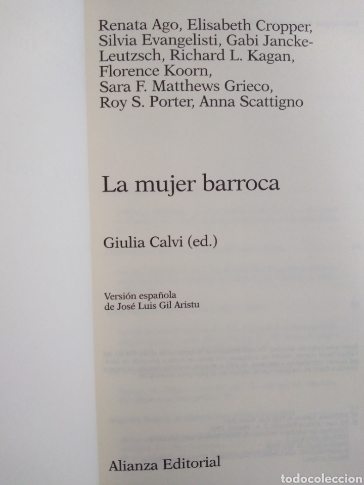 Libros de segunda mano: LA MUJER BARROCA , EDICI&Oacute;N DE GIULIA CALVI - Foto 4
