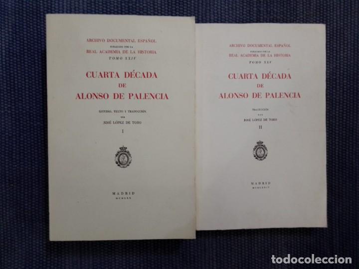 Libros de segunda mano: Cuarta d&eacute;cada de Alonso de Palencia - Foto 1