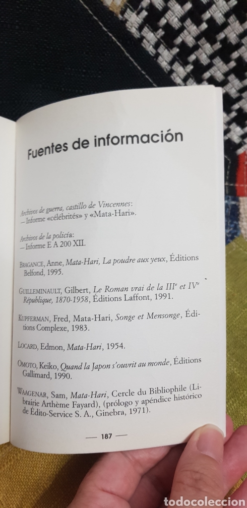 Libros de segunda mano: Libro EL CASO MATA-HARI. Lionel Dumarcet. Edit. De Vecchi, 2000 - Foto 9