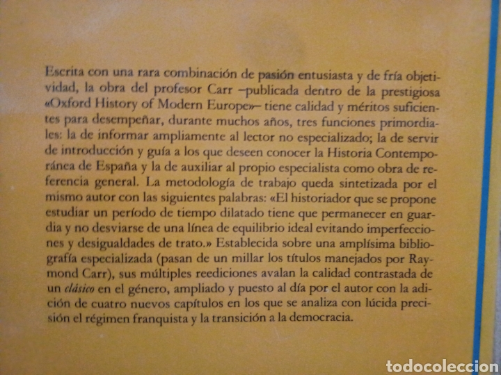 Libros de segunda mano: ESPA&Ntilde;A 1808 - 1975, Raymond Carr - Foto 3