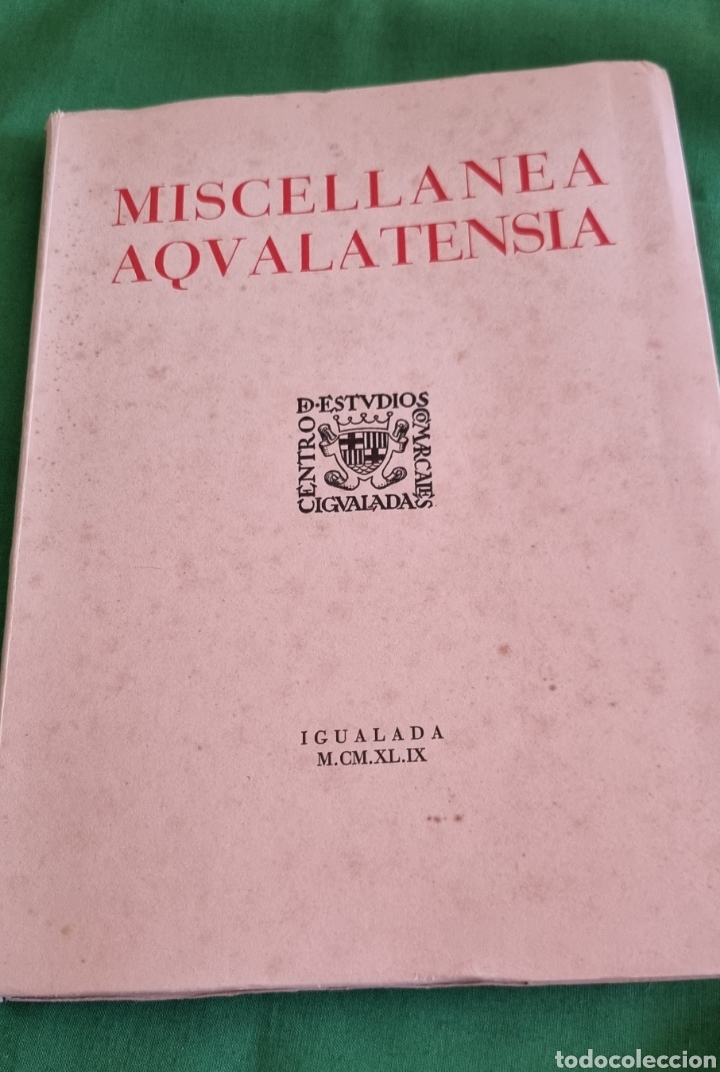 Libros de segunda mano: MISCELLANEA AQUALATENSIA N&uacute;mero 1 (NUMERADA) - Foto 1