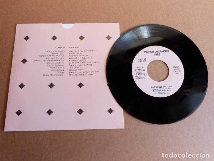 Libros de segunda mano: Complemento al libro Poker de paces 1988 Disco vinilo con voces - Difusora Internacional - Foto 2