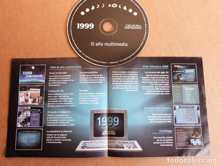 Libros de segunda mano: Complemento al libro Anuario de los Hechos 1999 CD Rom el a&ntilde;o multimedia - Difusora Internacional - Foto 2
