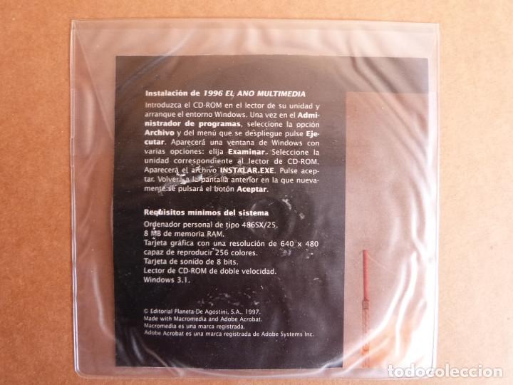 Libros de segunda mano: Complemento al libro Anuario de los hechos 1996 CD Rom El a&ntilde;o multimedia - Difusora Internacional - Foto 3