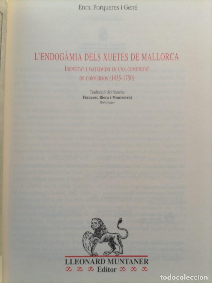 Libros de segunda mano: Lendogamie Dels xuetes de Mallorca - Foto 5