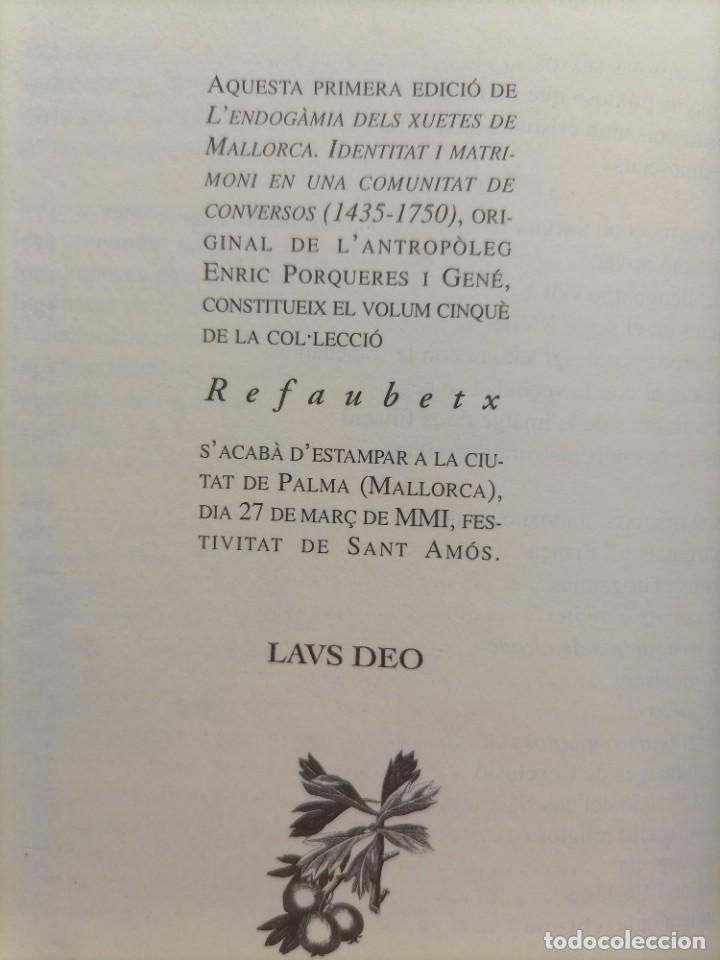 Libros de segunda mano: Lendogamie Dels xuetes de Mallorca - Foto 7