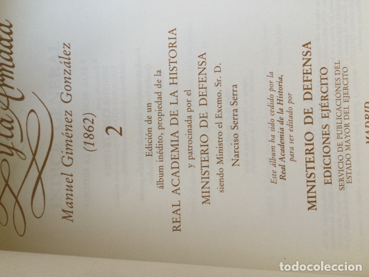 Libros de segunda mano: Libro El Ej&eacute;rcito y la Armada, autor Manuel Gim&eacute;nez - Foto 3