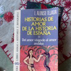 Libros de segunda mano: HISTORIAS DE AMOR DE LA HISTORIA DE ESPAÑA (ALONSO TEJADA). Lote 359913090