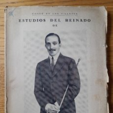 Libros de segunda mano: HISTORIA DE ESPAÑA, SIGLO XIX, ESTUDIOS DEL REINADO DE ALFONSO XIII, ED. JORDAN, 1948. Lote 360575620