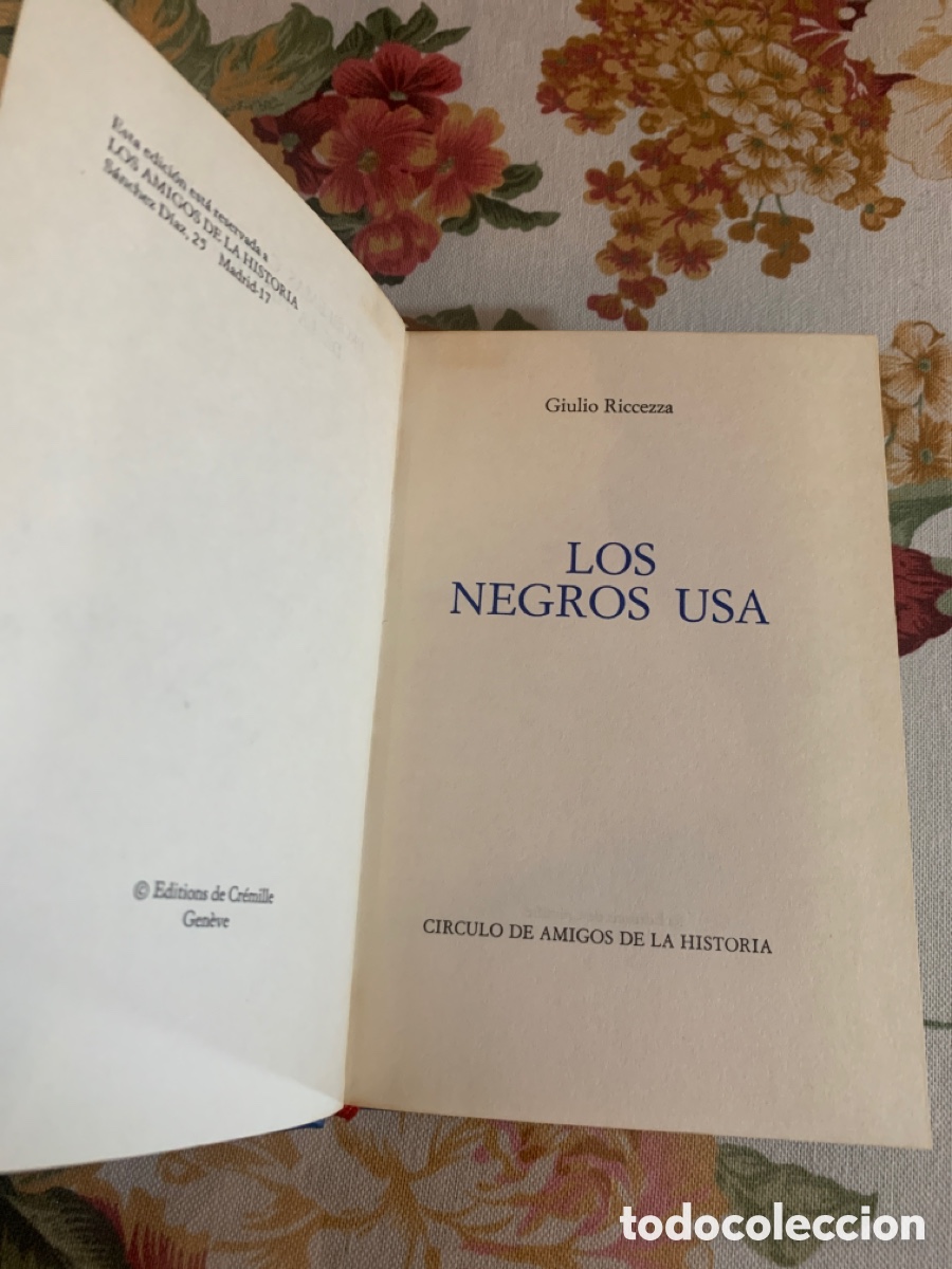 Libros de segunda mano: Los negros USA. Giulio Riccezza. - Foto 6