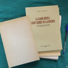 Libros de segunda mano: 6 ANTIGUOS LIBROS DE SANT ANDREU DE LLAVANERES. 1986. GUIA ARXIU PARROQUIAL, POBLAT NEOLITIC.. Lote 365859306