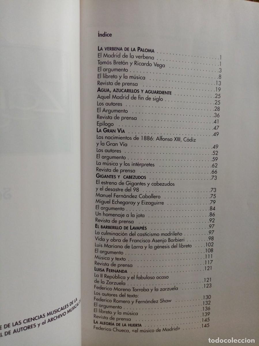 Libros de segunda mano: HISTORIA DE LAS ZARZUELAS - Foto 7