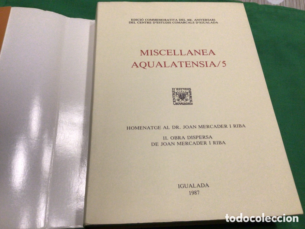 Libros de segunda mano: OBRA DISPERSA. Joan Mercader - Foto 2