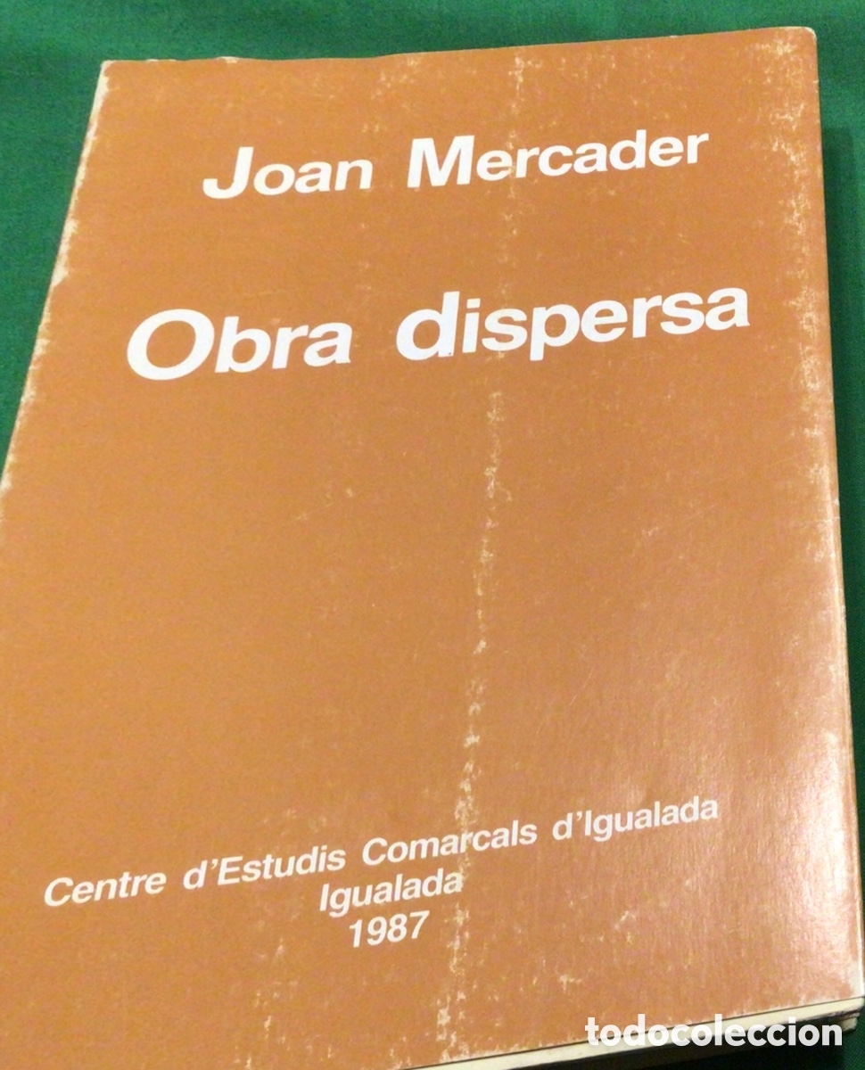 Libros de segunda mano: OBRA DISPERSA. Joan Mercader - Foto 1