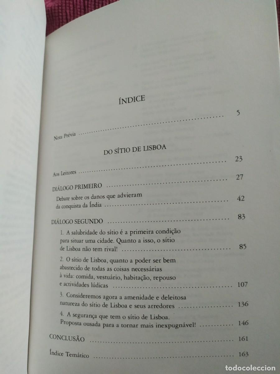Libros de segunda mano: 1990. Do s&iacute;tio de Lisboa. Di&aacute;logos. Luis Mendes de Vasconcelos. - Foto 3