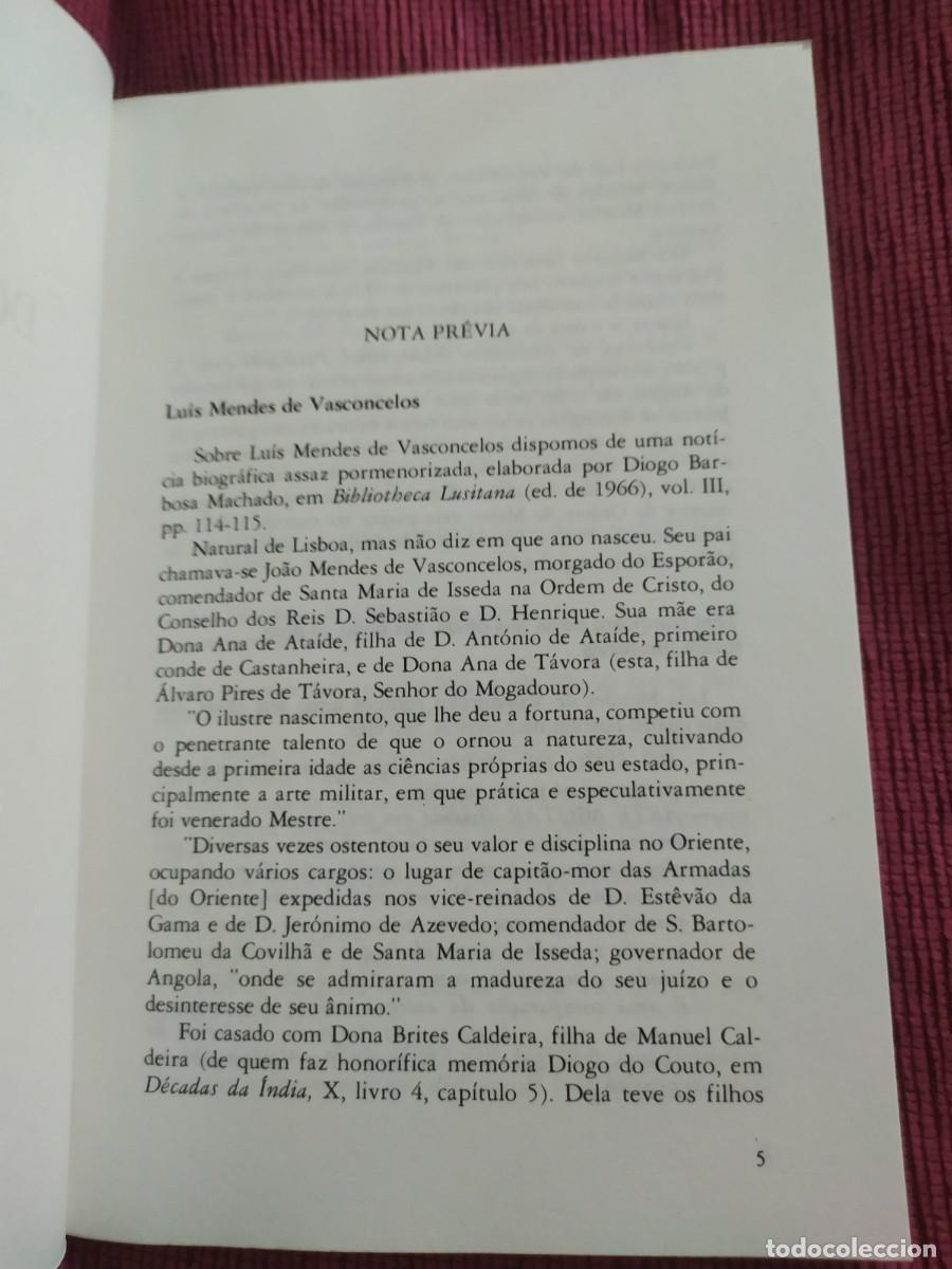 Libros de segunda mano: 1990. Do s&iacute;tio de Lisboa. Di&aacute;logos. Luis Mendes de Vasconcelos. - Foto 4