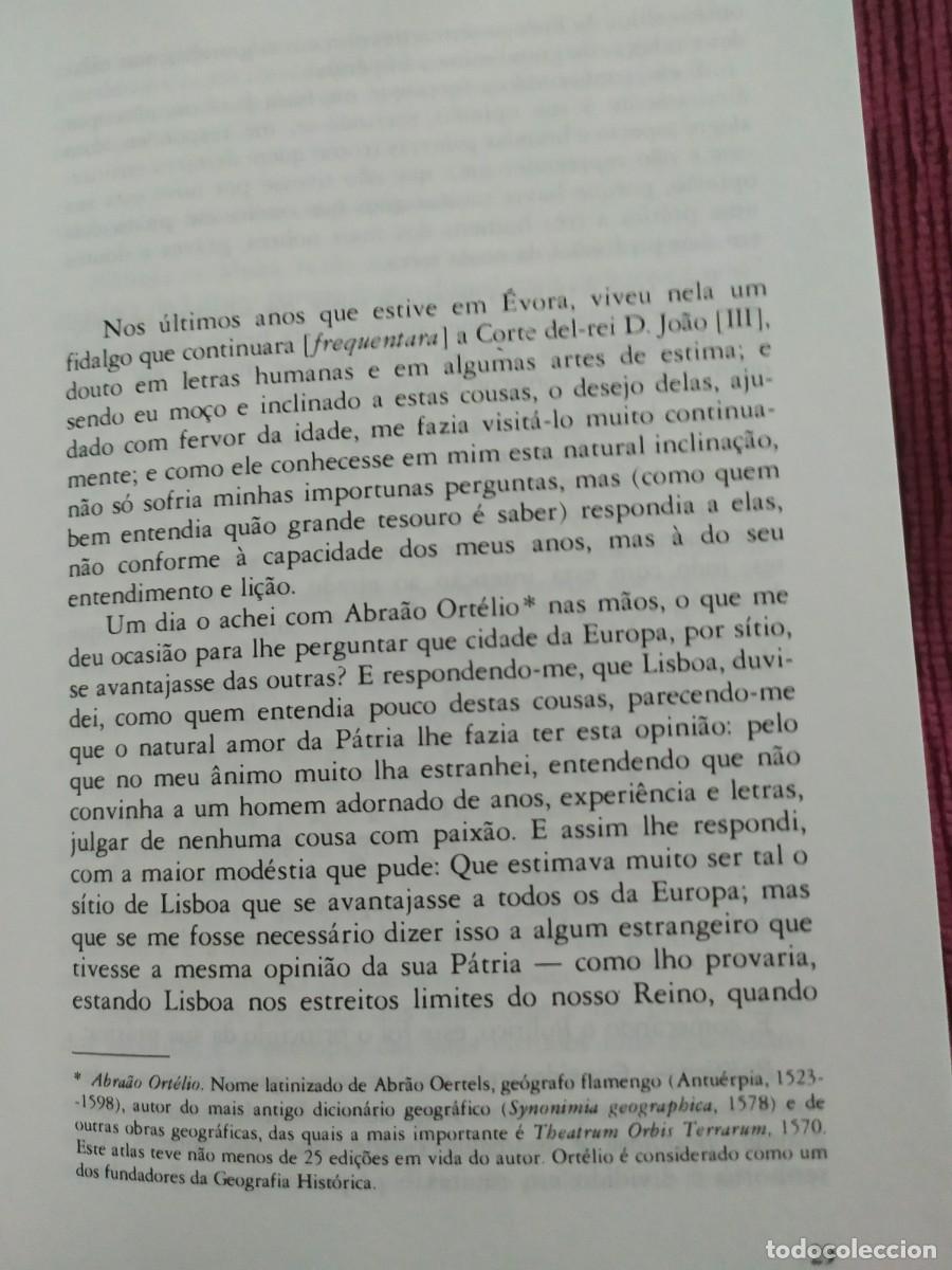 Libros de segunda mano: 1990. Do s&iacute;tio de Lisboa. Di&aacute;logos. Luis Mendes de Vasconcelos. - Foto 6