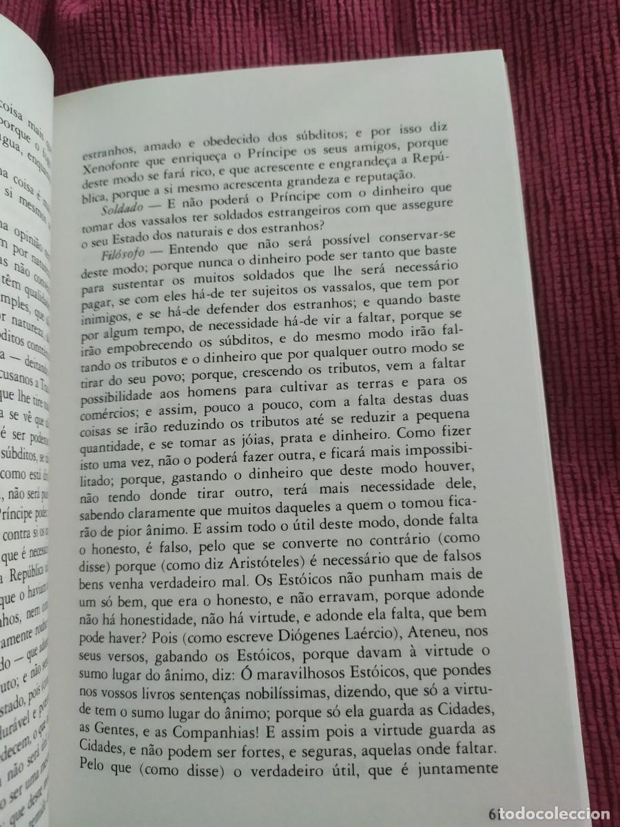 Libros de segunda mano: 1990. Do s&iacute;tio de Lisboa. Di&aacute;logos. Luis Mendes de Vasconcelos. - Foto 8