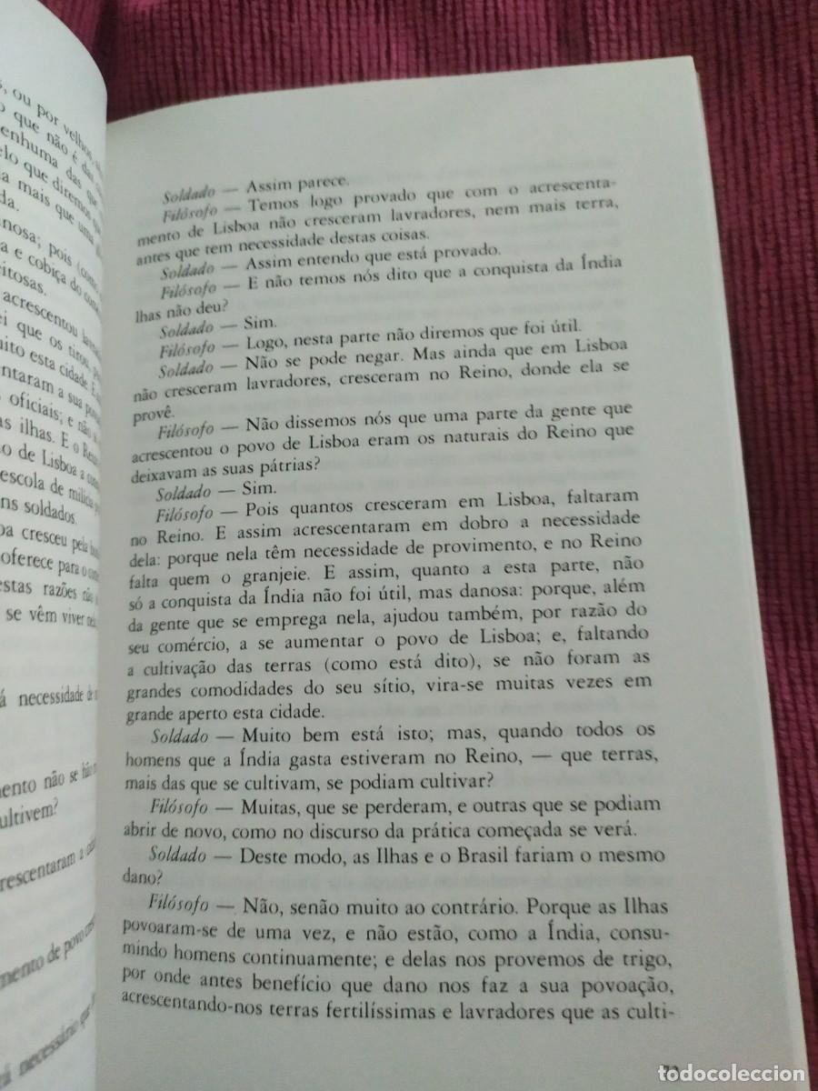 Libros de segunda mano: 1990. Do s&iacute;tio de Lisboa. Di&aacute;logos. Luis Mendes de Vasconcelos. - Foto 9