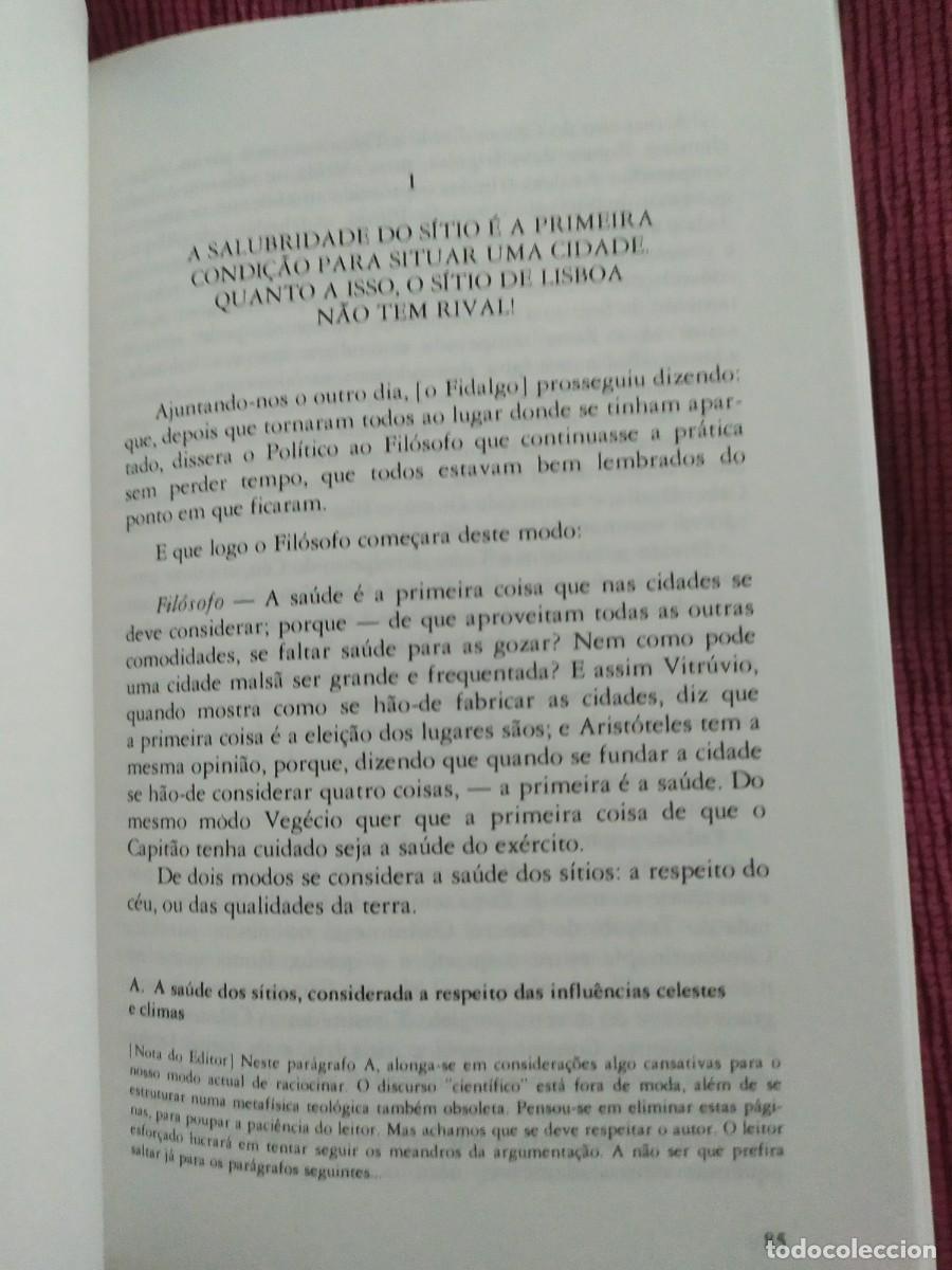 Libros de segunda mano: 1990. Do s&iacute;tio de Lisboa. Di&aacute;logos. Luis Mendes de Vasconcelos. - Foto 10