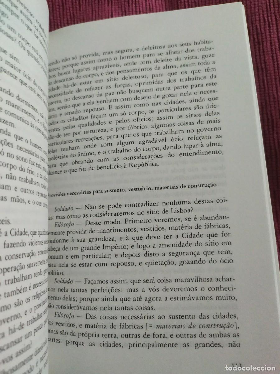 Libros de segunda mano: 1990. Do s&iacute;tio de Lisboa. Di&aacute;logos. Luis Mendes de Vasconcelos. - Foto 12