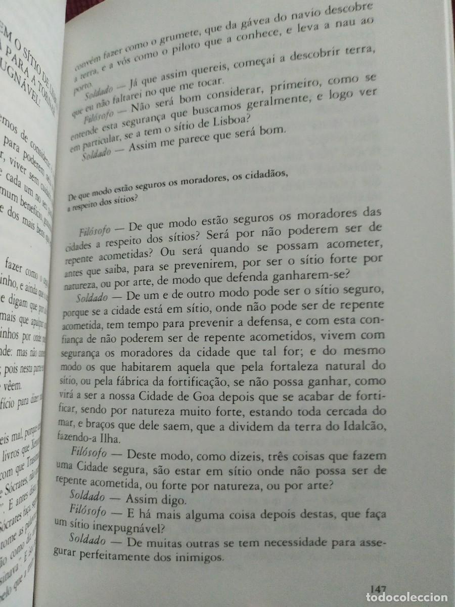 Libros de segunda mano: 1990. Do s&iacute;tio de Lisboa. Di&aacute;logos. Luis Mendes de Vasconcelos. - Foto 14