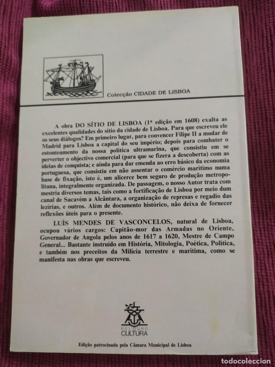 Libros de segunda mano: 1990. Do s&iacute;tio de Lisboa. Di&aacute;logos. Luis Mendes de Vasconcelos. - Foto 15