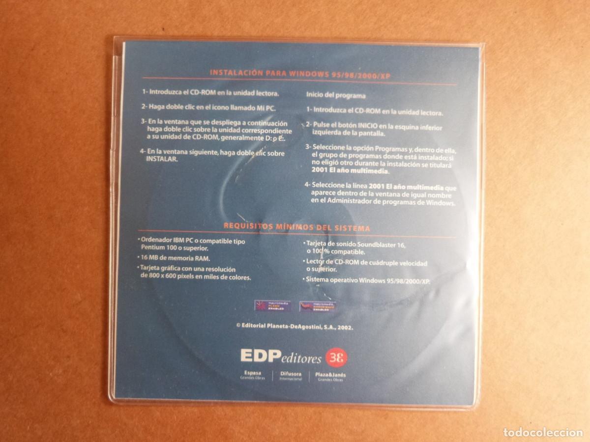 Libros de segunda mano: Complemento al libro Anuario de los Hechos 2001 CD Rom El a&ntilde;o multimedia - Difusora Internacional - Foto 4